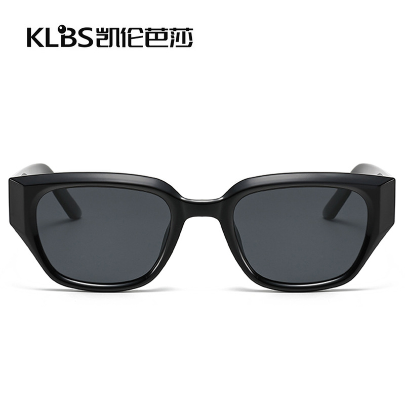 潮流街頭太陽鏡 時尚男女同款TR墨鏡 長方形復古太陽鏡