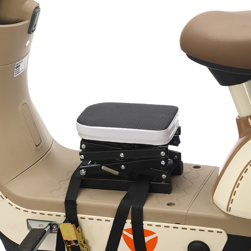Electric motorcycle scooter electric motorcycle child seat front baby safety child sitting chair battery car stool