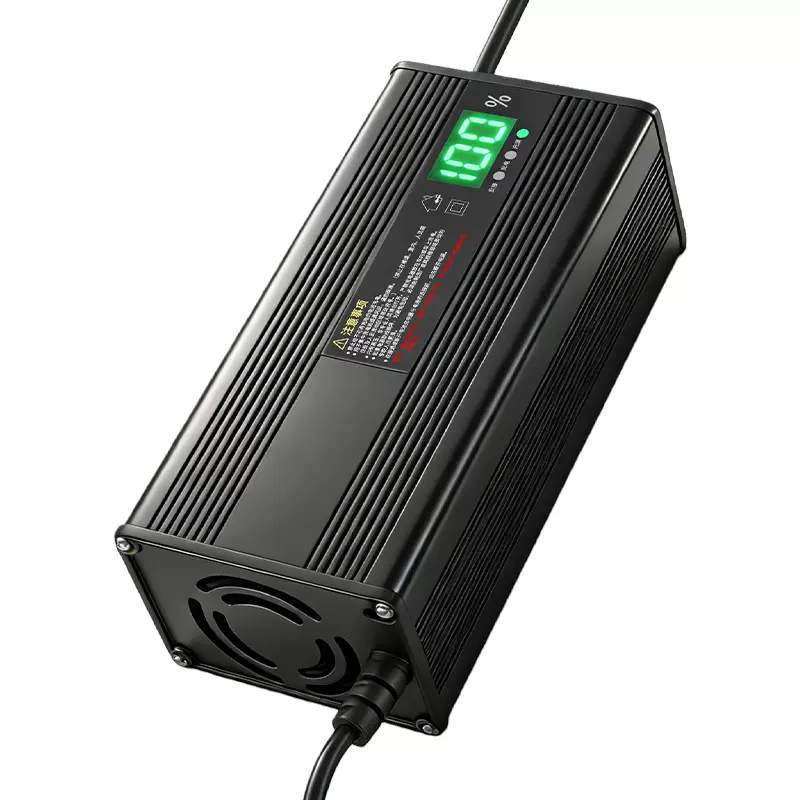 铝壳锂电池充电器12V24V36V48V60V72V磷酸铁锂电池大功率充电器