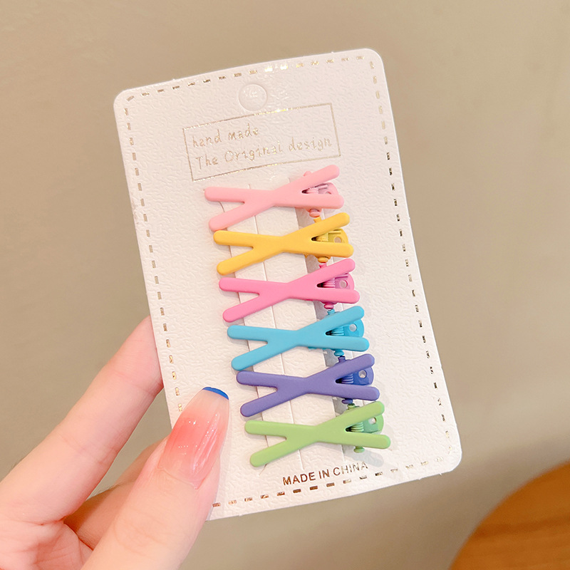 Los niños de dibujos animados horquilla lindo bebé pelo roto BB clip tocado de la niña Cabeza trasera horquilla Bangs clip lateral accesorios para el cabello