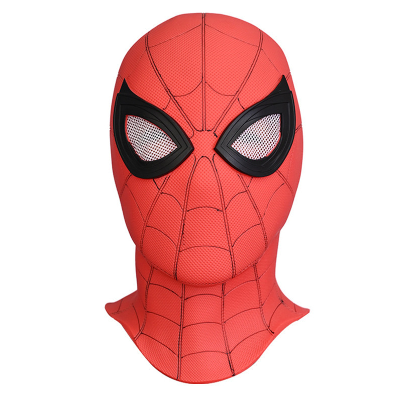 ハロウィンスパイダーマンヘッドギアアイ可動タッチ発光cosマスク電気ライトマスク子供のおもちゃ|undefined