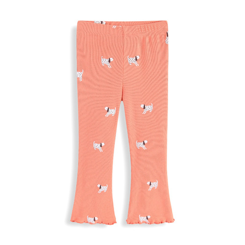 Children's leggings for spring and autumn cross-border trade, girls' bell-bottom length pants, outerwear knit children's pants, distribution and dropshipping