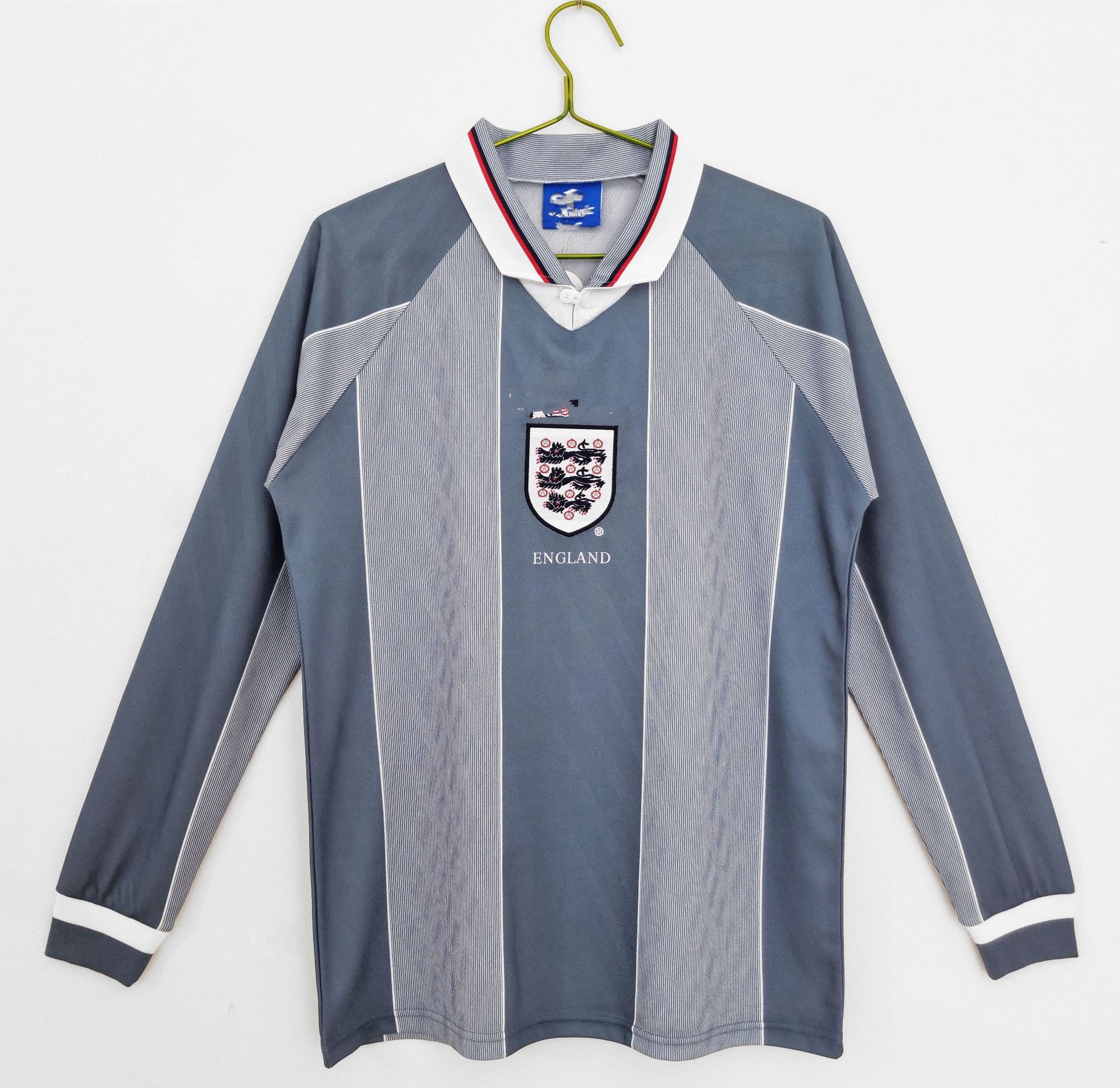 AC Milan Retro Champions League Manga larga No. 22 Camiseta de fútbol inglesa No. 9 Juego de camiseta de Inji