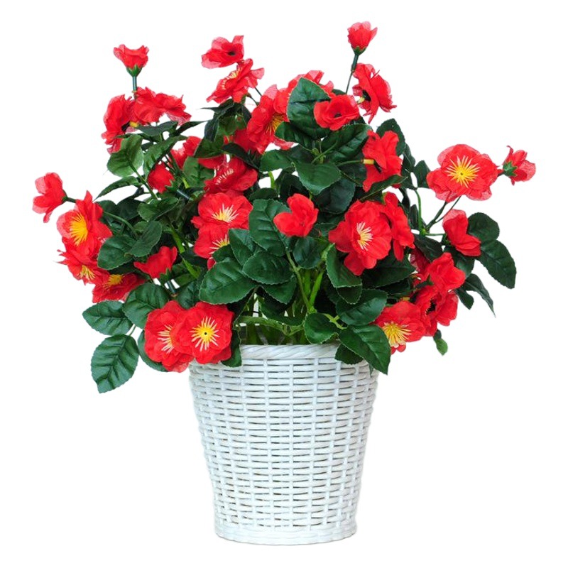 Flor artificial flor artificial sala de estar flor decorativa Flor de seda Flor de plástico maceta artificial bonsai decoración maceta de flores artificiales