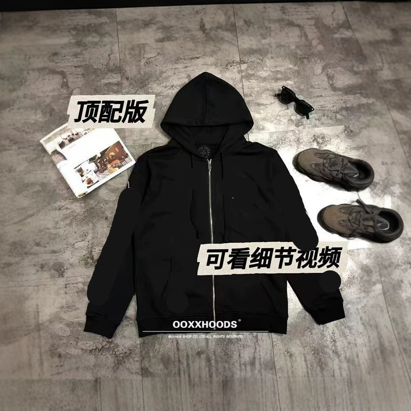 26 New Styles of Crocodile Horseshoe Flower Zipper Hooded Sweatshirt for Men, Loose Trendy Brand Couple Style Pure Cotton Printed Jacket