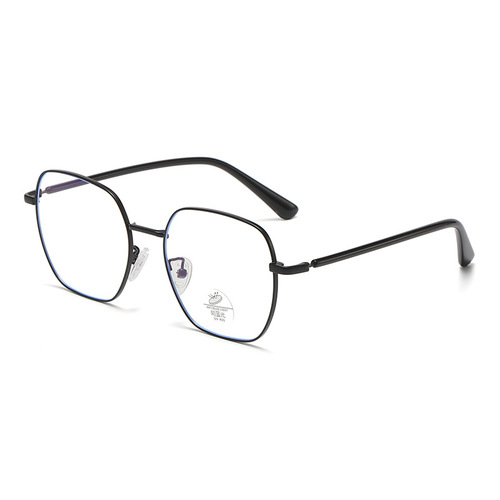 New anti-blue light glasses, brown for myopic men and women, plain face, small face, can be equipped with large square glasses frame