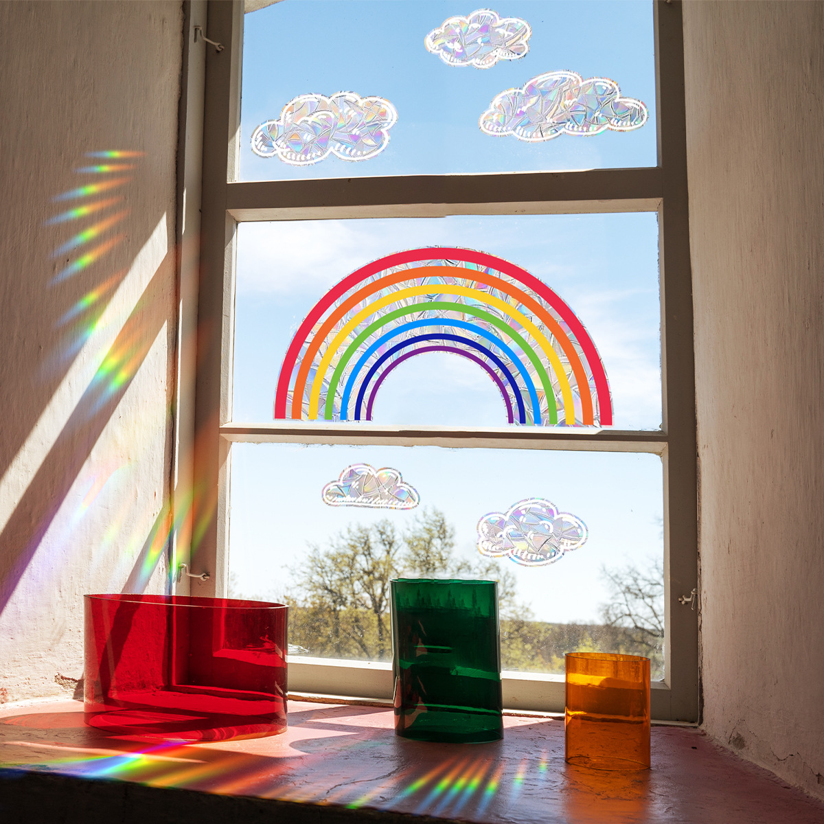 Rainbow Window Sticker Image 2