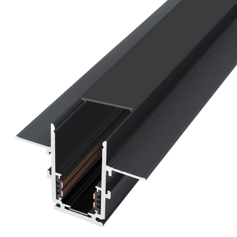 Магнитно-притяжительный рельсовый светильник встроенный бесхозный светильник для гостиной дома светлый наряд черный дорожный светодиодный магнитный светильник