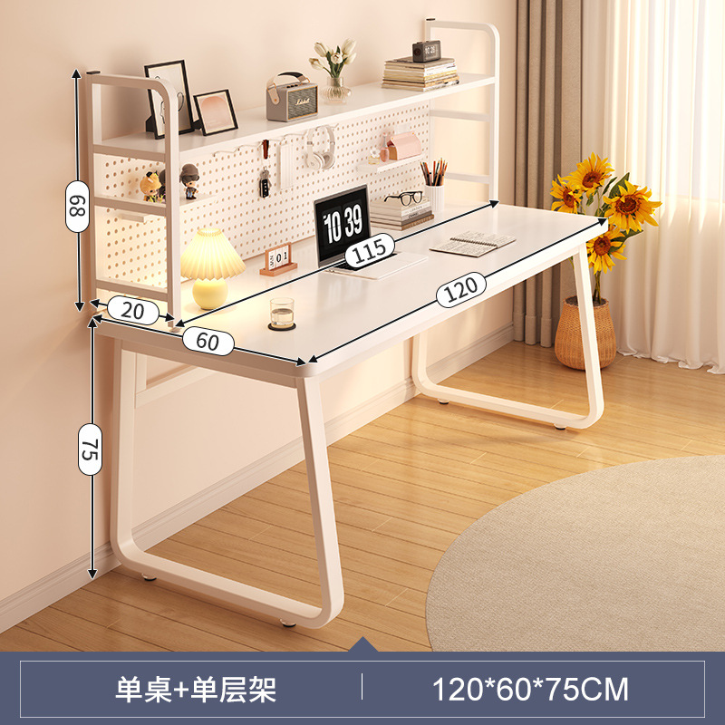 Escritorio Dormitorio Estudio para estudiantes Escritorio de aprendizaje de escritura Estilo crema Hogar Escritorio de computadora de escritorio simple Escritorio de oficina