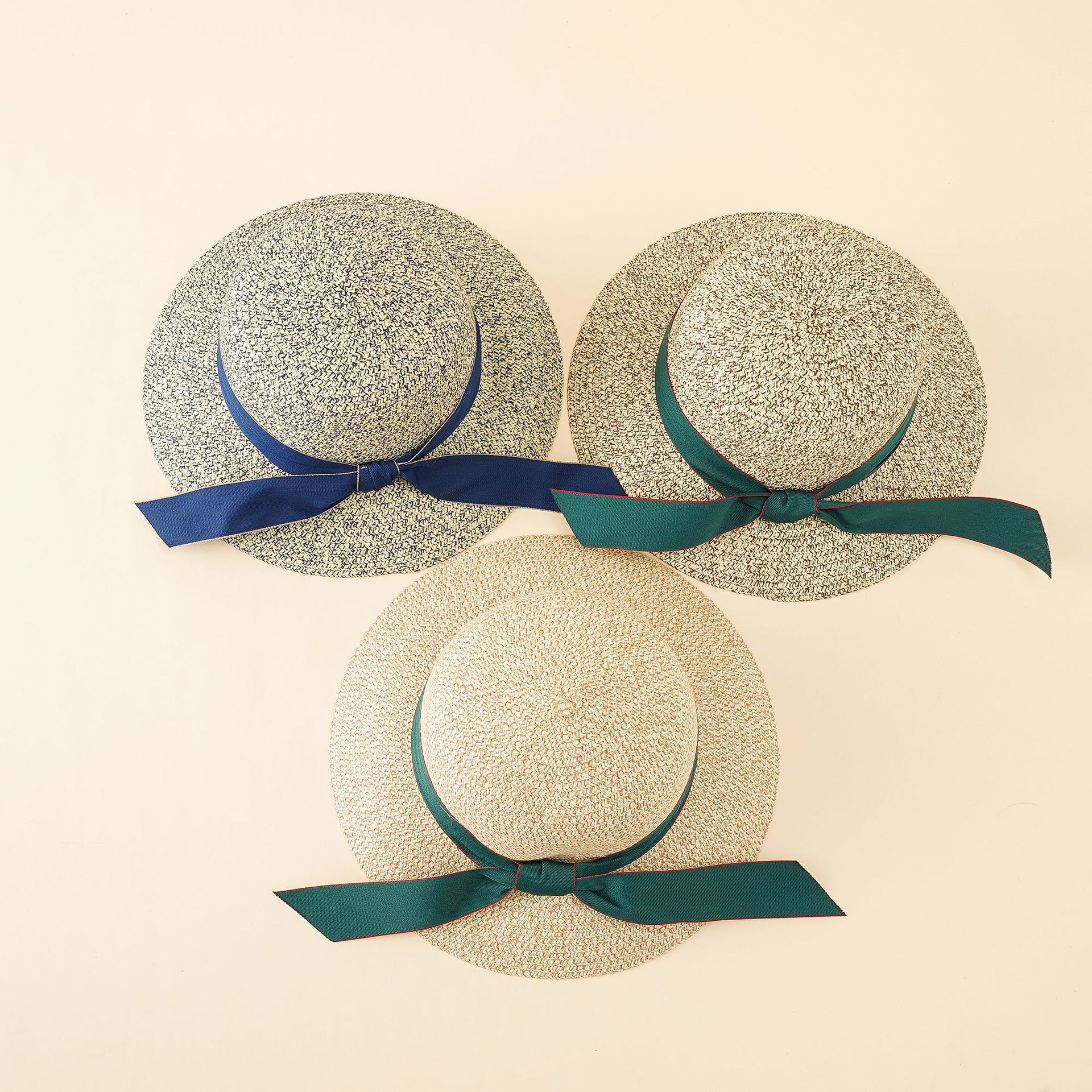 2021 primavera y verano sombrero de pescador de cúpula de protección solar de ala ancha de estilo coreano sombrero de ala ancha de mujer sombrero de paja de protección solar para mujer