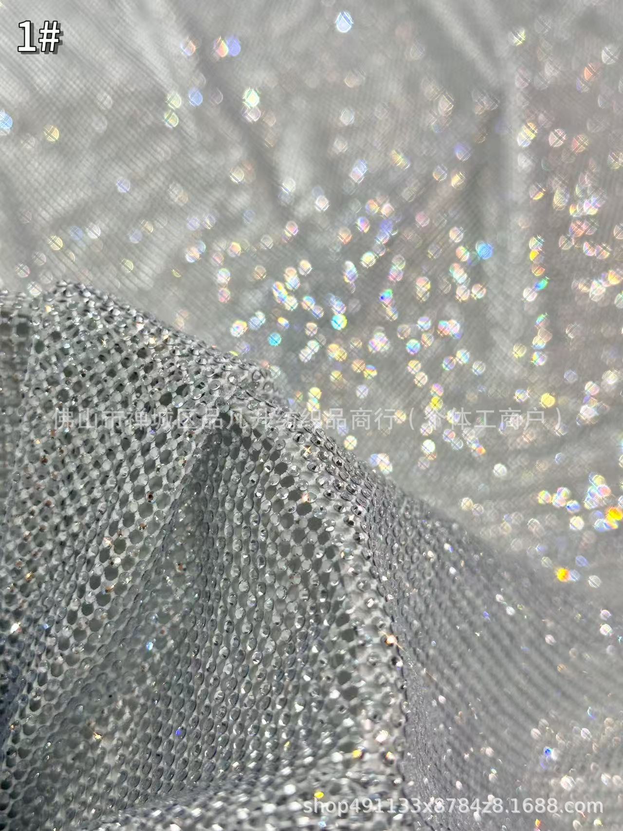 Fabricantes de tela de diamante caliente de alta densidad de 6 imitación de diamante australiano moda cena espectáculo de fiesta vestido de tela