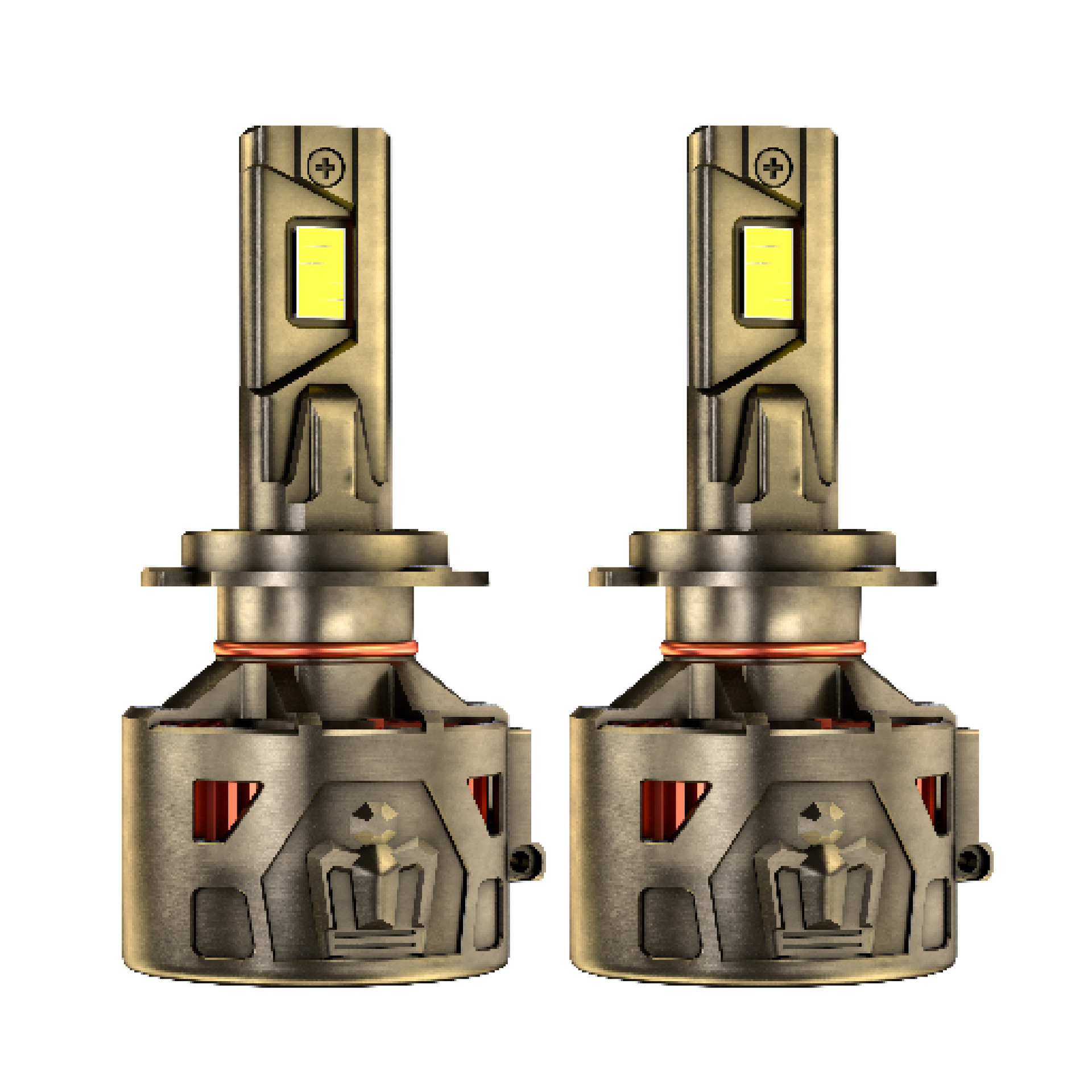 Nuevo 300W automóvil LED lámpara de faro super brillante tres tubos de cobre H1H7H11 9005 9006 H4 LED lámpara de automóvil