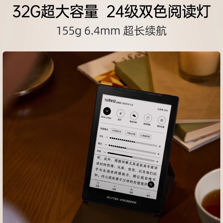 iFlytek Audio Book E-Ink Reader 6-inch with Sound 2