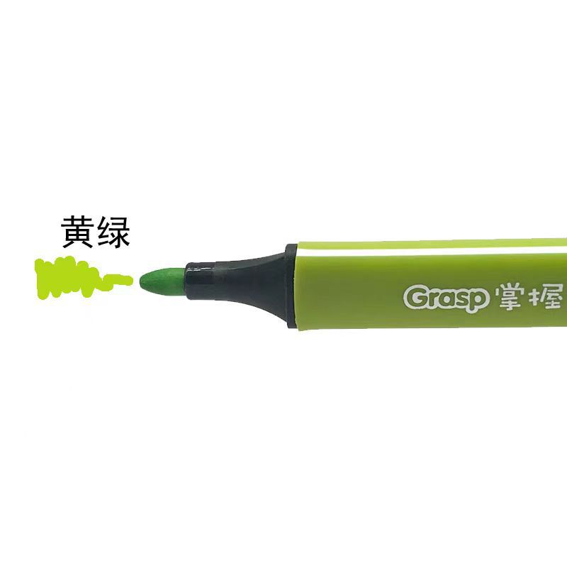 正品の単色のばら売りの三角棒の水彩ペンの大容量の黒色の黄色の大きい赤の緑のピンクの紫色の青い茶色を掌握します。|undefined