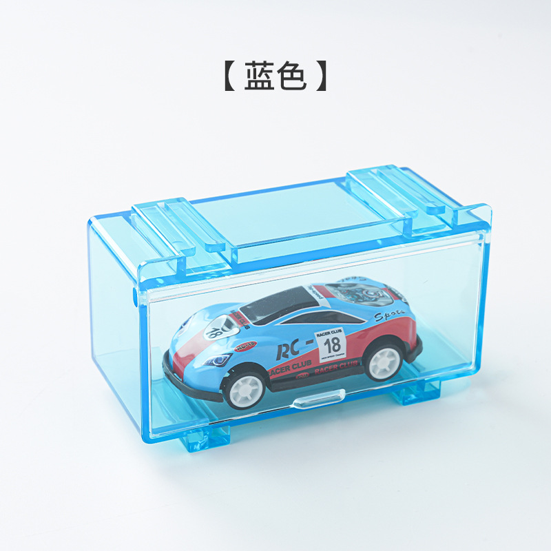 Domika 1: 64 caja de almacenamiento modelo de automóvil de aleación de juguetes de carro de almacenamiento marco de carro de modelo de carro de exhibición caja de almacenamiento