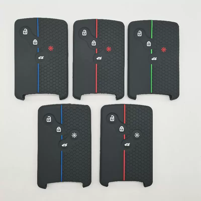 Подходит для Dongfeng Renault Colleo Fenglang автомобиль силиконовый ключ чехол для Renault Collejia Smart 4 клавиши карты