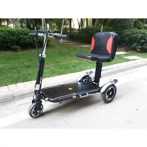 Cross-Border Export of Mini Mobility Scooters for the Elderly, Foldable Electric Wheelchairs for Seniors, Three-Wheeled Electric Scooters for Disabled People