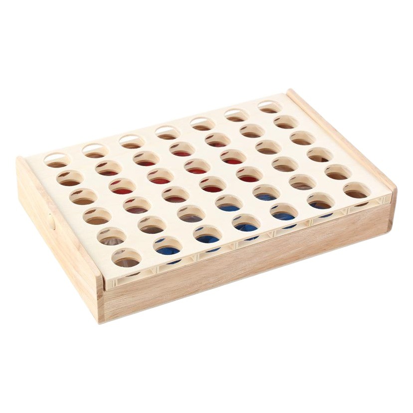 Tridimensional de cuatro piezas de ajedrez juego de cuatro piezas de ajedrez P0.34kg educación temprana educativa para niños juguetes para varias personas caja de madera multicolor