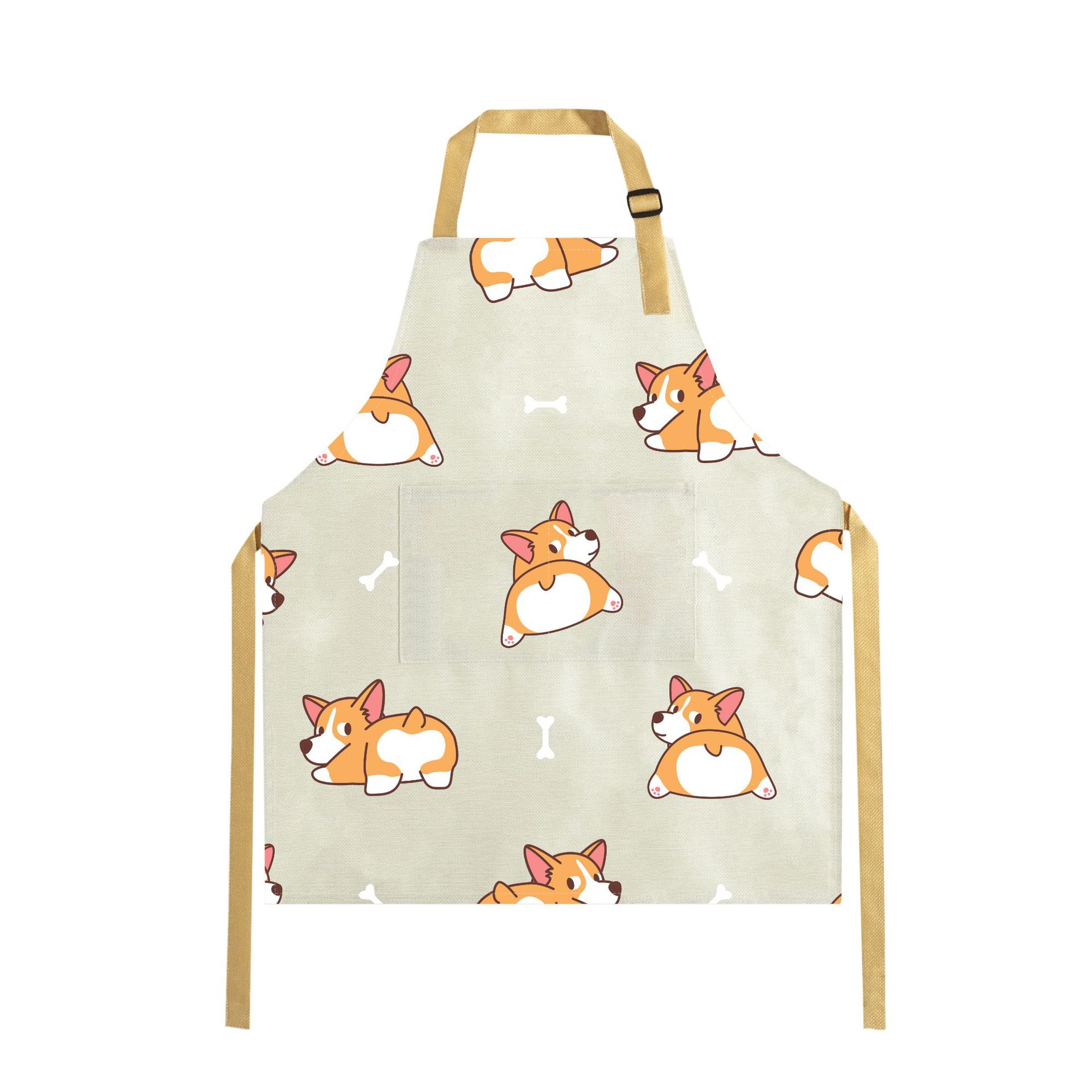 Tigre Año Nuevo en línea celebridad cocina delantal de cocina moda ropa de trabajo a prueba de aceite mono de los hombres de estilo coreano vestido de Liga