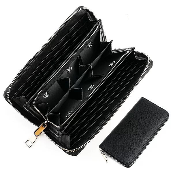 Japan Amazon Rakuten New Women's Long Compartment Wallet Men's Compartment Coin Bag Compartment Wallet