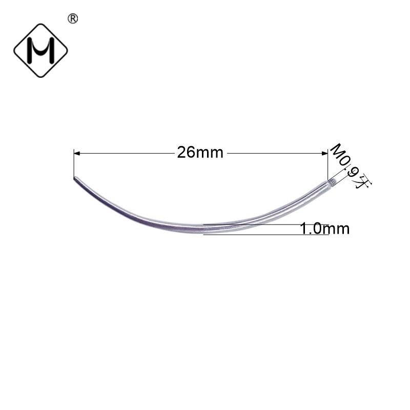 Meishier 316F ステンレス鋼穿孔ガイドロッドチタン鋼補助穿孔針外歯ガイド針雌ねじ穿孔