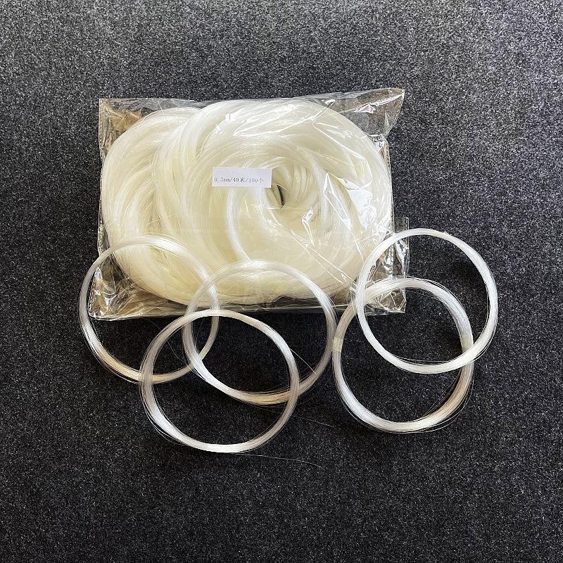 Sedal de Pesca de 10 Metros y 20 Metros, 100 Piezas por Bolsa, Monofilamento de Nailon, Rollo Pequeño, Sedal para Colgar en Navidad, Accesorios para Exteriores