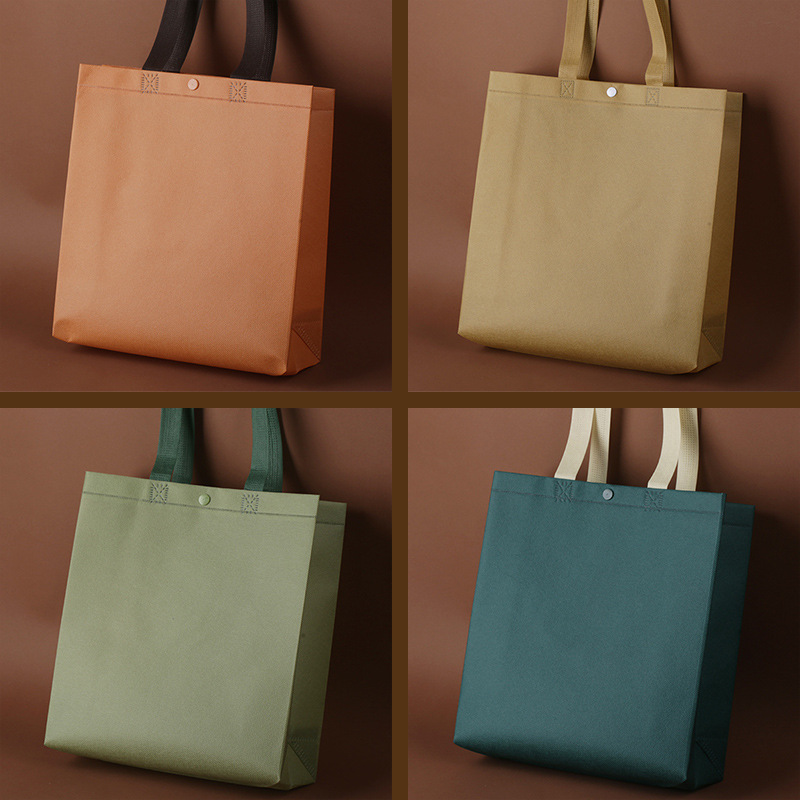 无纺布手提袋带扣服装店眼镜店茶叶袋子购物礼品袋印LOGO其他