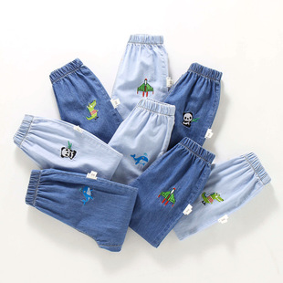 Штаны, универсальные детские джинсы для мальчиков, средство от комаров, детская одежда