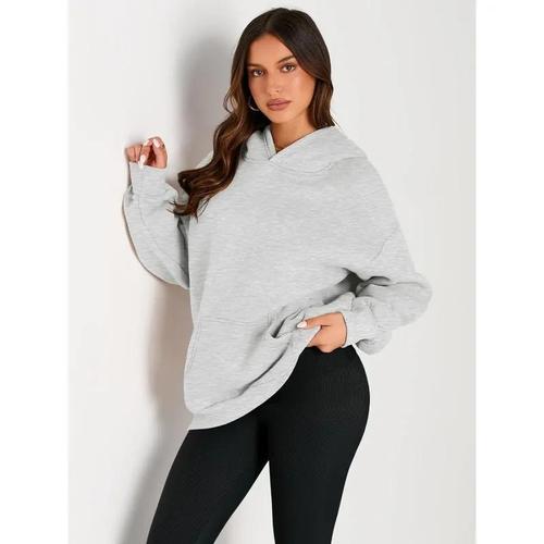 New Arrival Queen-Style Oversized Hoodie with Drop-Shoulder Design | Long-Sleeve Sweatshirt Pullover | Autumn Clothing in Stock for Wholesale
