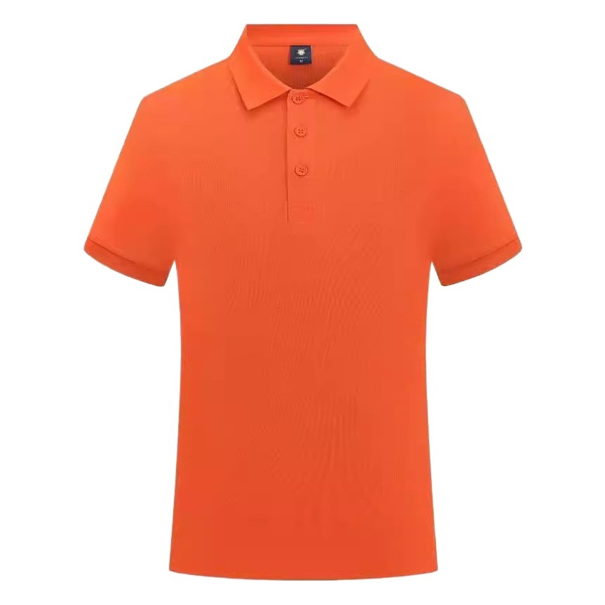 Polo Shirts with Lapels, Pure Cotton Work Uniforms for Companies, Custom Advertising Shirts, Short-Sleeved Shirts with Printed Text and Embroidered Logos