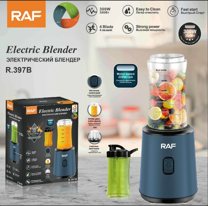 Máquina de procesamiento de alimentos estándar europea RAF 600ml máquina de romper paredes exprimidor de frutas y verduras máquina de jugo para el hogar máquina de batido de arena de alimentos complementarios