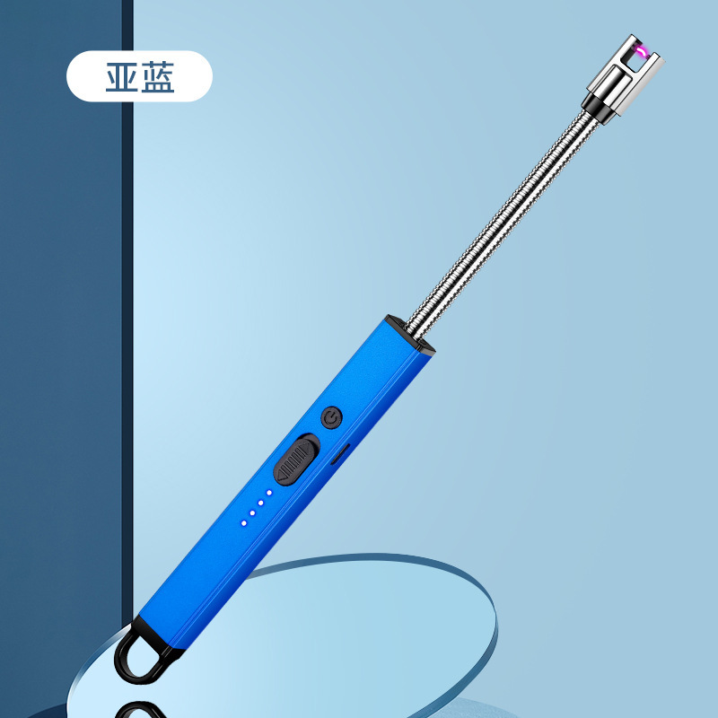 Fabricantes al por mayor Arco Tipo-c Cargador Encendedor Estufa de gas Encendido Agarre Exalargue Cocina Encendedor Transfronterizo Chong