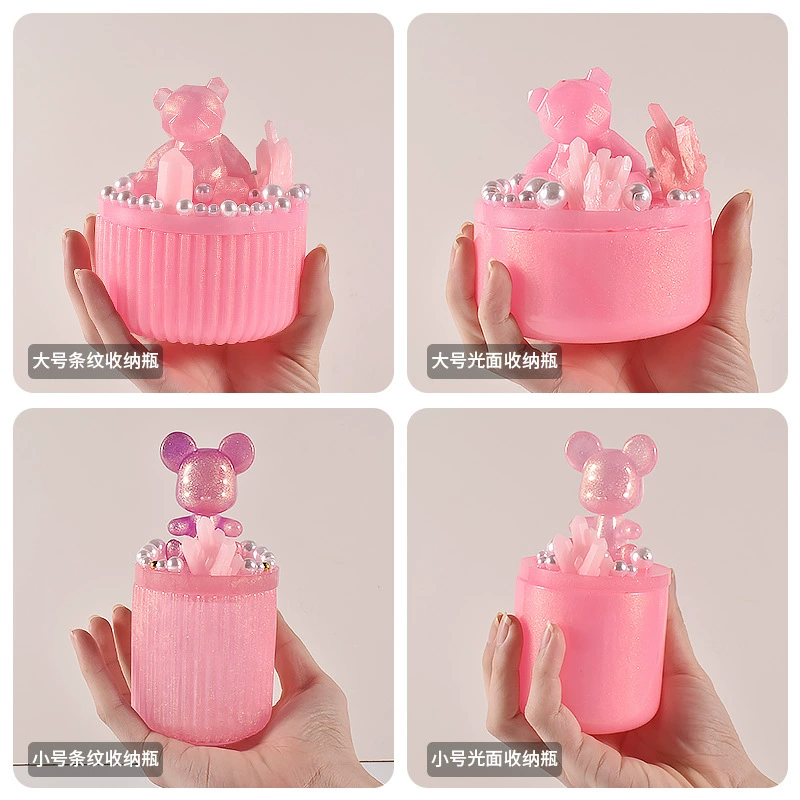虞美人 Storage box, storage system, epoxy resin, silicone mold, handmade, mirror effect