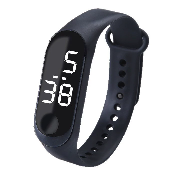 Electronic watch, waterproof, simple elegant leisure design, lightweight, multiple colors