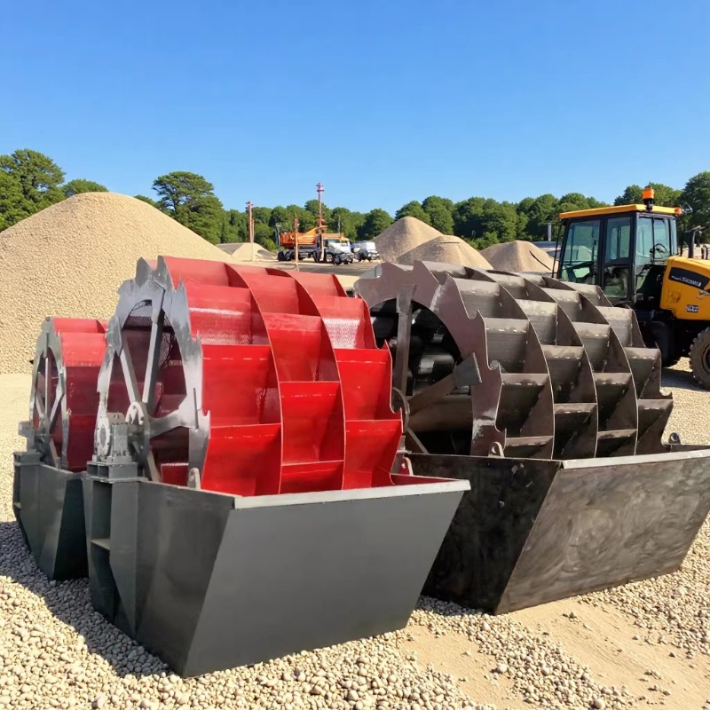 大量批发水轮洗沙机　叶轮洗沙子机 直销轮斗洗沙机 双轮斗洗砂机