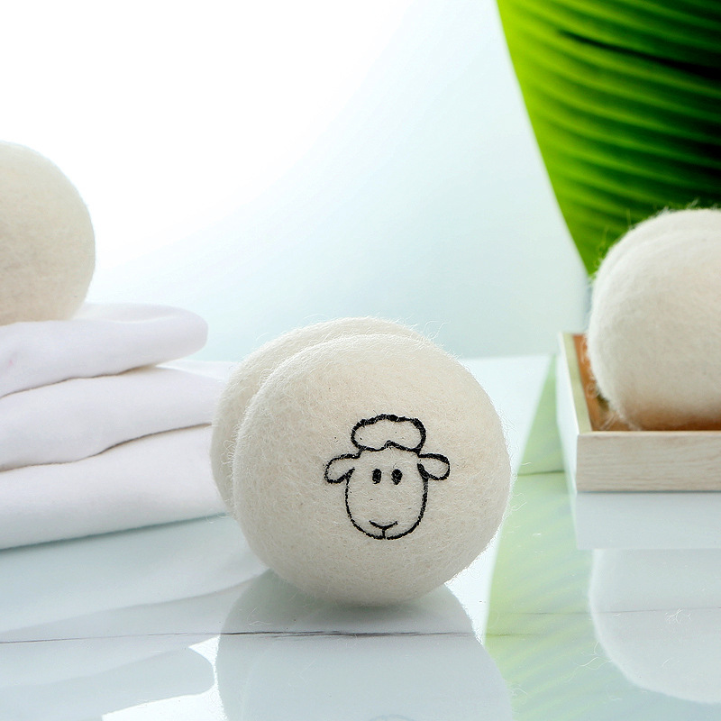 Venta al por mayor transfronteriza de la fábrica directa de la bola de lana de secado anti-estática anti-cuerda secadora Bola de fieltro