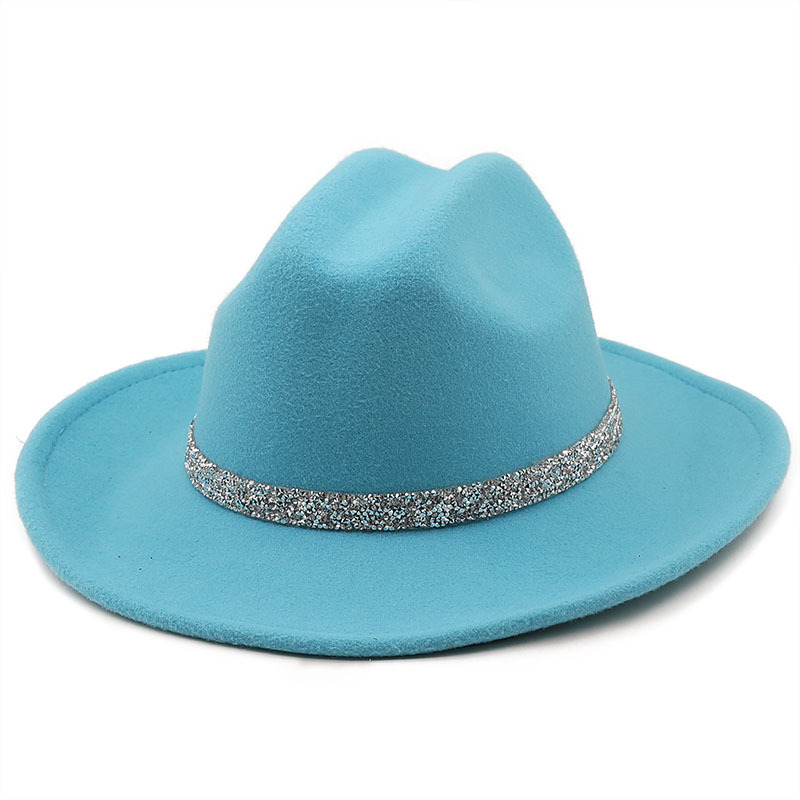 111g Weight Housewarming, Anniversary, Business, Wedding, Outdoor, Beach, Birthday, Festival, Shopping Occasion Polyester Material Solid Color Pattern Unisex Gender Basic Style Royal Blue, Grey, White, Pink, Purple, Red, Green, Blue, Camel, Yellow, Black Color Winter New Black Diamond Chain Woolen Hat Wholesale Nihaojewelry 6