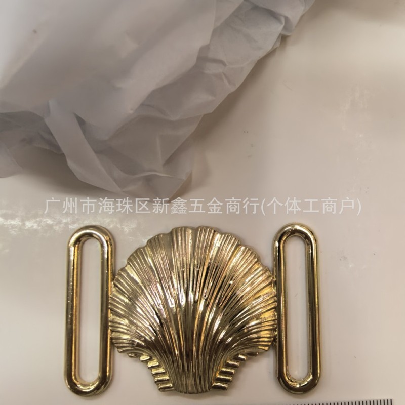 新款欧美时尚金属合金异形日字扣泳装环扣服装饰品现货供应|undefined
