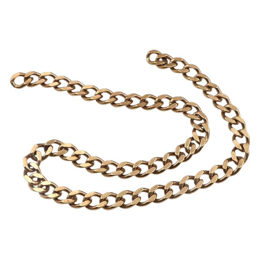 Bricolaje cuero cosido a mano cuero de vaca accesorios de equipaje de cuero bolsa de cadena pantalones Cadena de latón Cadena de tela gruesa