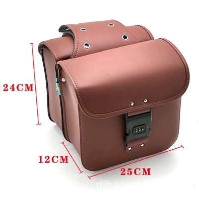 Bag, Harley Prince Bike | Motorcycle Safety Supplies - 20-brown-combination-lock-pair