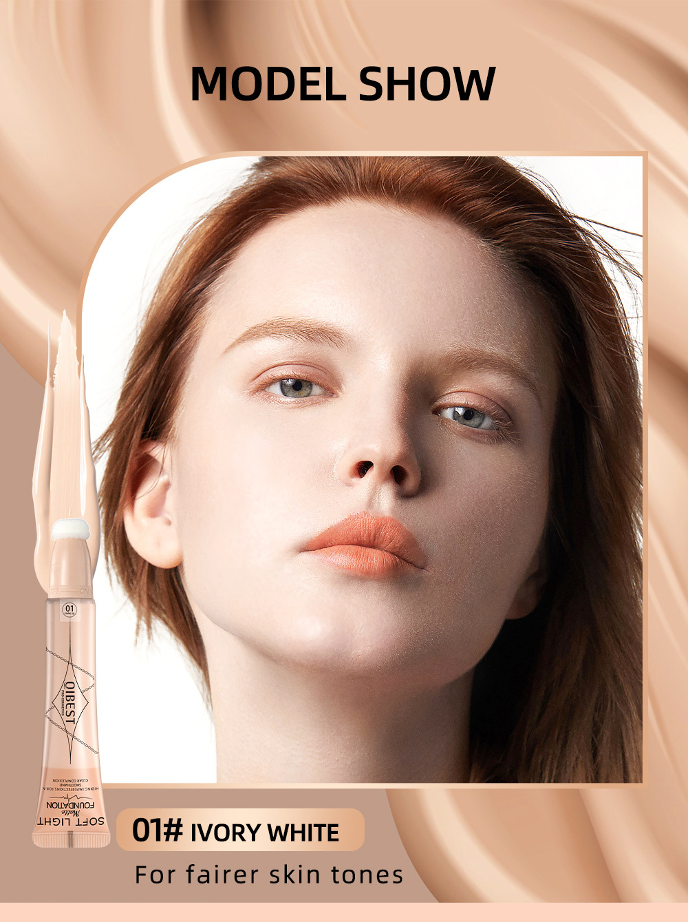 carina QiBest Air Cushion Concealer Matte Flüssigkeit deckt unsichtbare Poren ab Natürliche feuchtigkeitsspendende Grundierungscreme_voghion.com