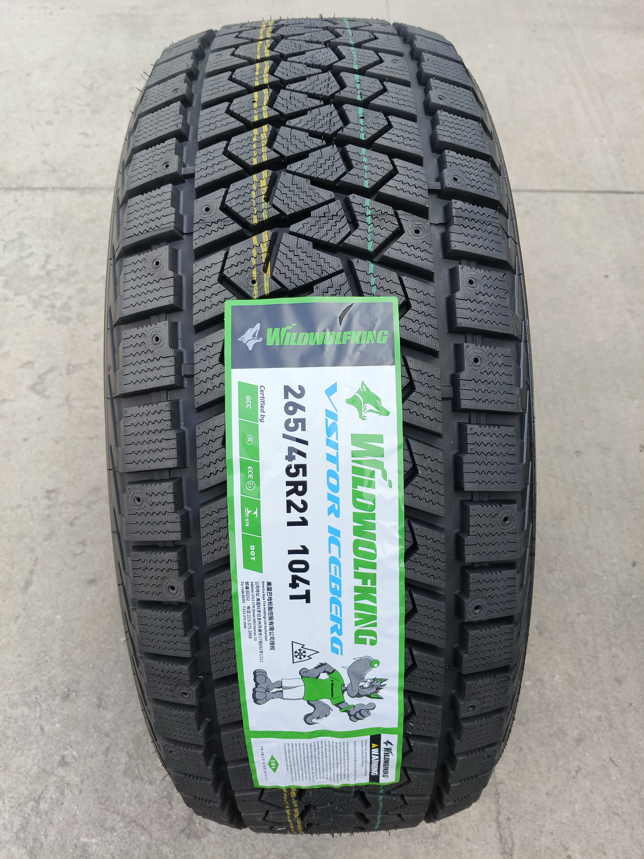 Studded Winter Snow Tires 265 285 315/40 50R17R18R20R21 Raptor Wrangler