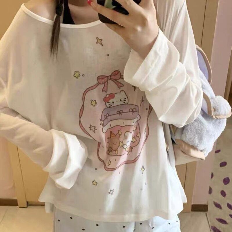 Summer New Thin Sun-Protective Chic Cover-Up Long-Sleeve T-Shirt for Women, Air-Conditioned Casual Loose Lazy Top for Women Summer New Thin Sun-Protective Chic Cover-Up Long-Sleeve T-Shirt for Women, Air-Conditioned Casual Loose Lazy Top for Women