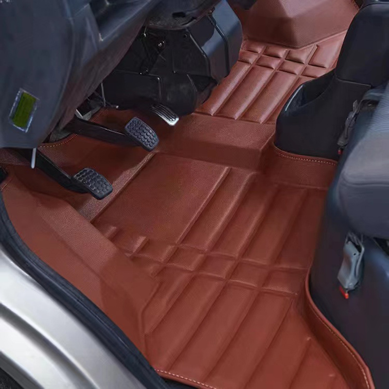 Futian Foton Xiangling M2 Floor Mats, M1 Single Row, V3 Full Coverage (Ayaqaltılar (Kovriklər)) - front-row-without-wear-resistant-block-note-color