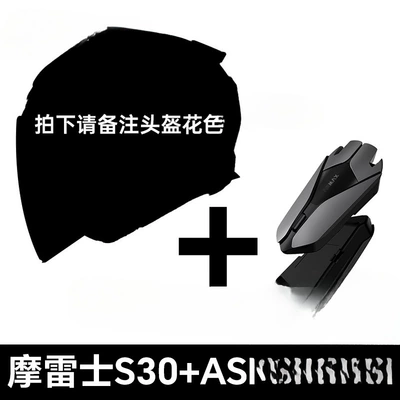 Men's and Women's Double Lens | Motosiklet dəbilqələri - s-helmet-plus-asmax-z1-headphones