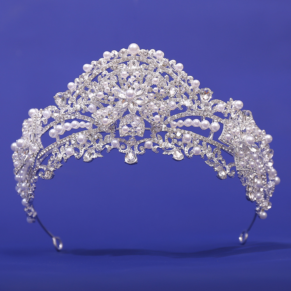 新娘珍珠水晶皇冠