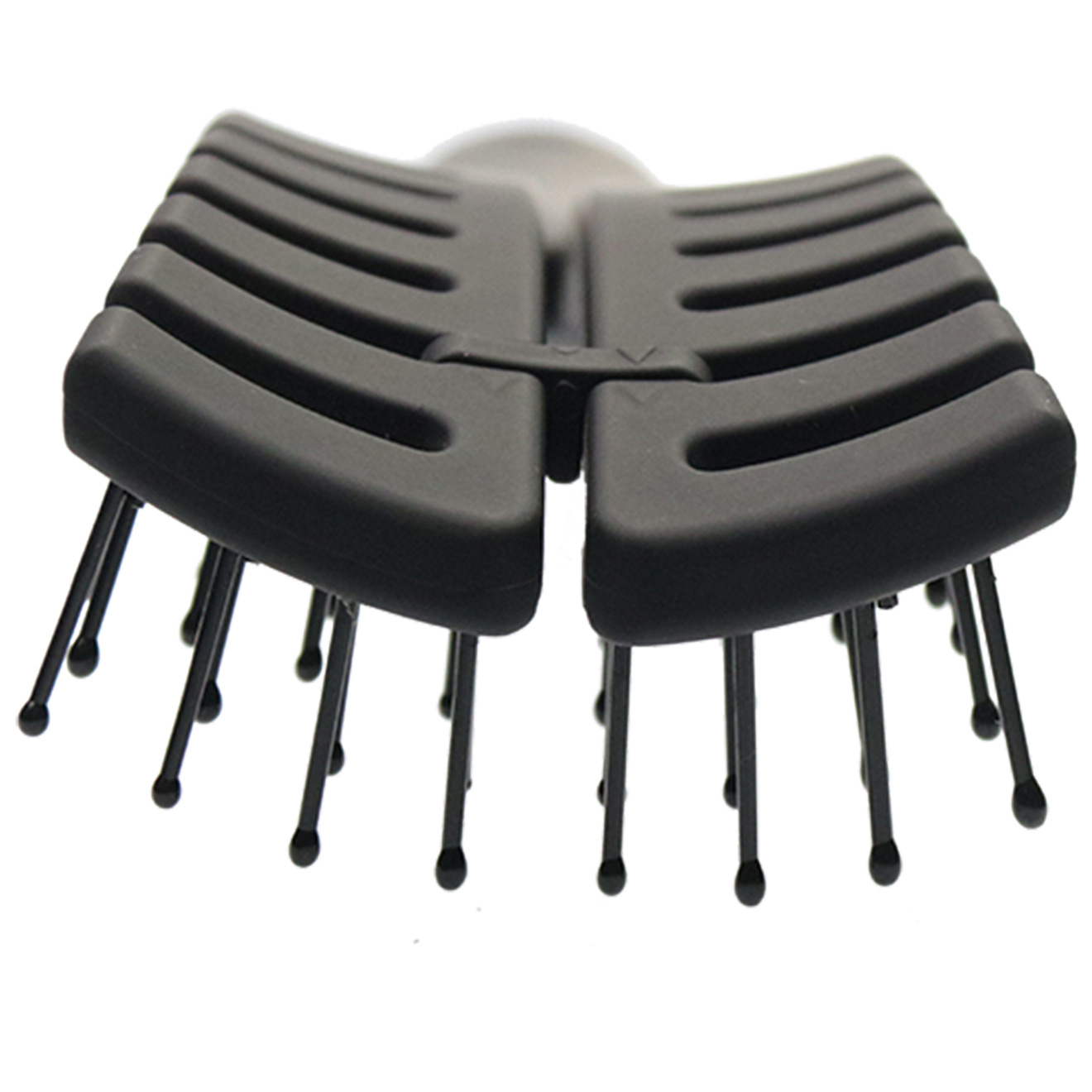 鏤空排骨梳魚(yú)骨梳大背頭油頭梳順發(fā)梳弧形理發(fā)梳負(fù)離子導(dǎo)熱梳