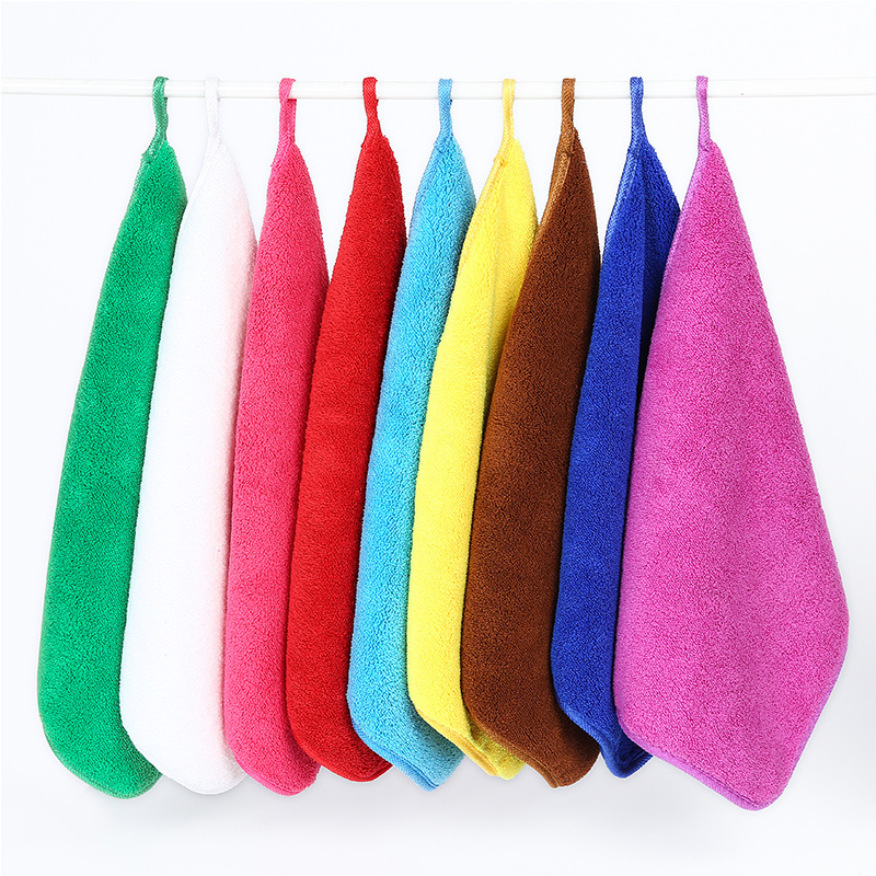 Wholesale Thick Coral Fleece Towels, Specially Designed for Housekeeping and Cleaning, Absorb Water Well and Do Not Shed Easily