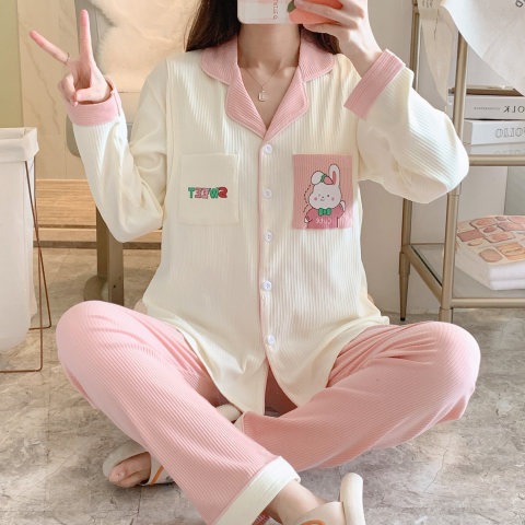 复制_孕妇睡衣春秋棉月子服产后哺乳产妇家居服月.jpg
