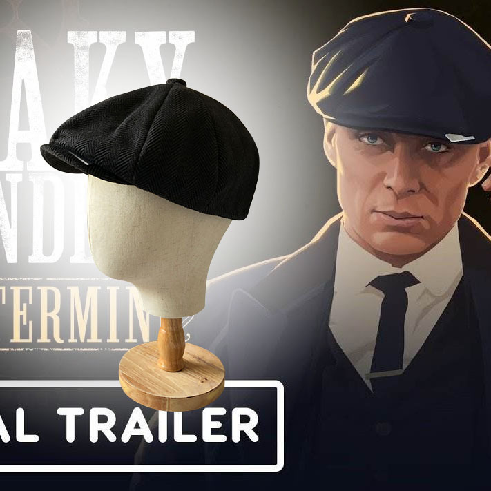 黑帮帽剃刀党帽浴血黑帮八角帽原版贝雷帽男画家帽时尚报童帽